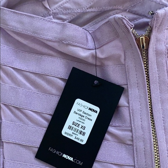 Lavender fashion Nova dress - Picture 3 of 3